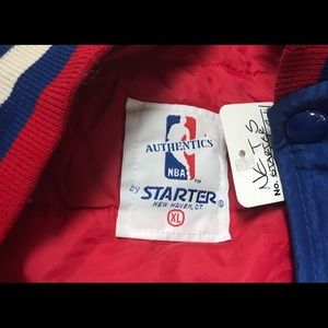 new jersey nets starter jacket